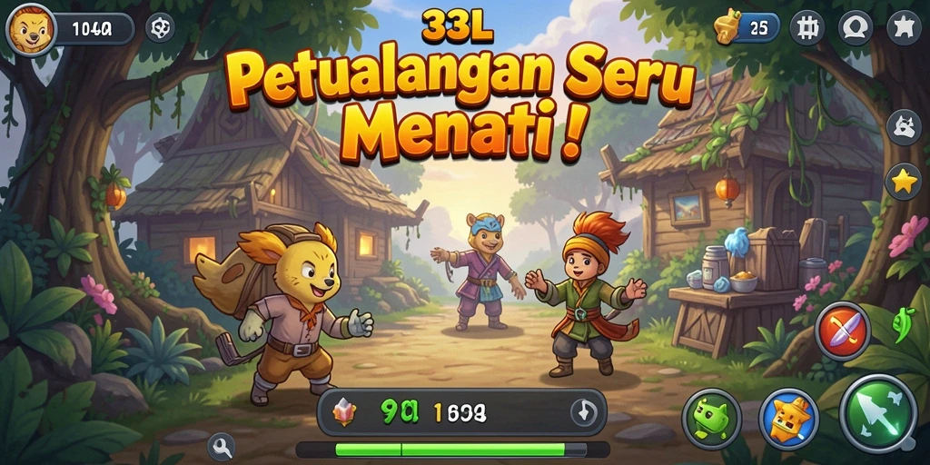 Screenshot gameplay 33L menampilkan petualangan seru dan eksplorasi mendalam.