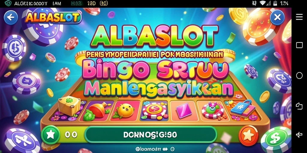 Screenshot gameplay Bingo yang menampilkan kegembiraan para pemain.