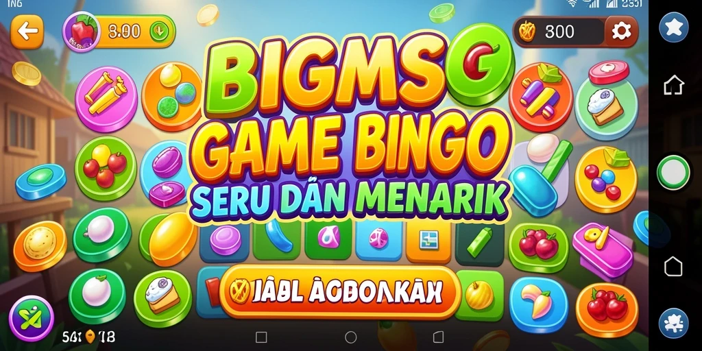 Gameplay seru dan interaktif di BIGMSG Bingo.