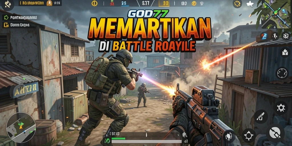 Tangkap momen seru dalam pertempuran Battle Royale di GOD77.