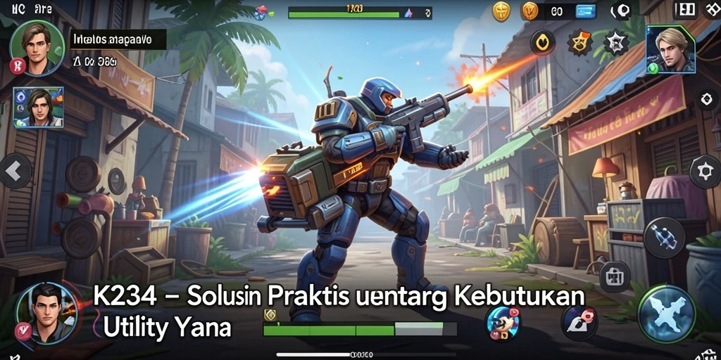 Tampilan antarmuka K234 yang bersih dan mudah digunakan.