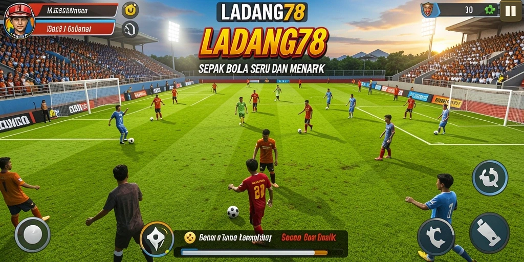 Tampilan gameplay yang mendebarkan dalam LADANG78 dengan grafis yang memukau.