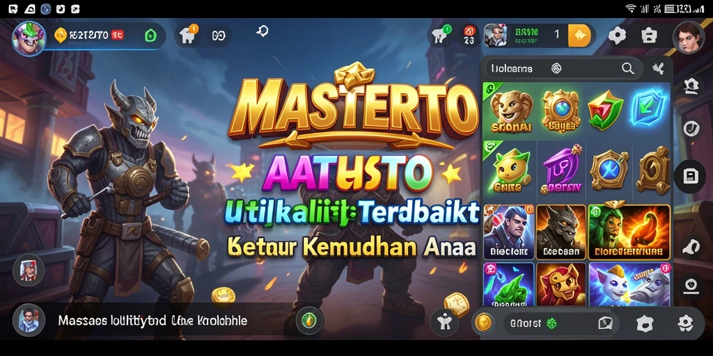Tampilan utama MASTERTOTO dengan antarmuka yang user-friendly.