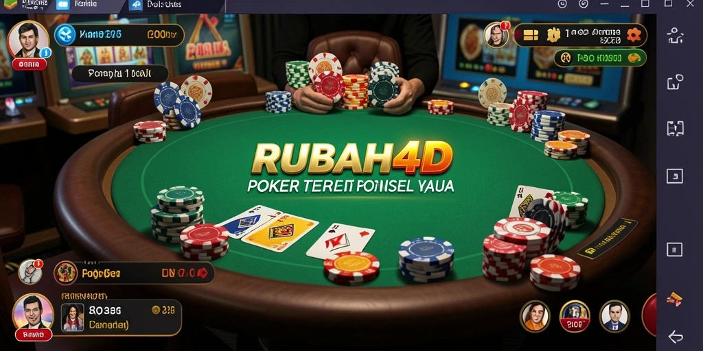 Tangkapan layar utama RUBAH4D menampilkan aksi bermain Poker yang seru.