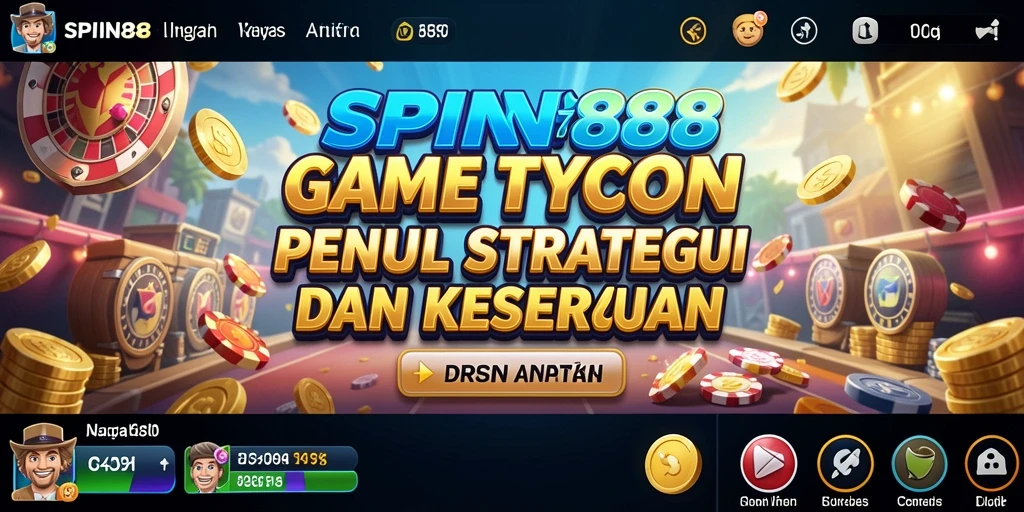 Tampilan gameplay SPIN88 yang menarik dalam dunia Tycoon.